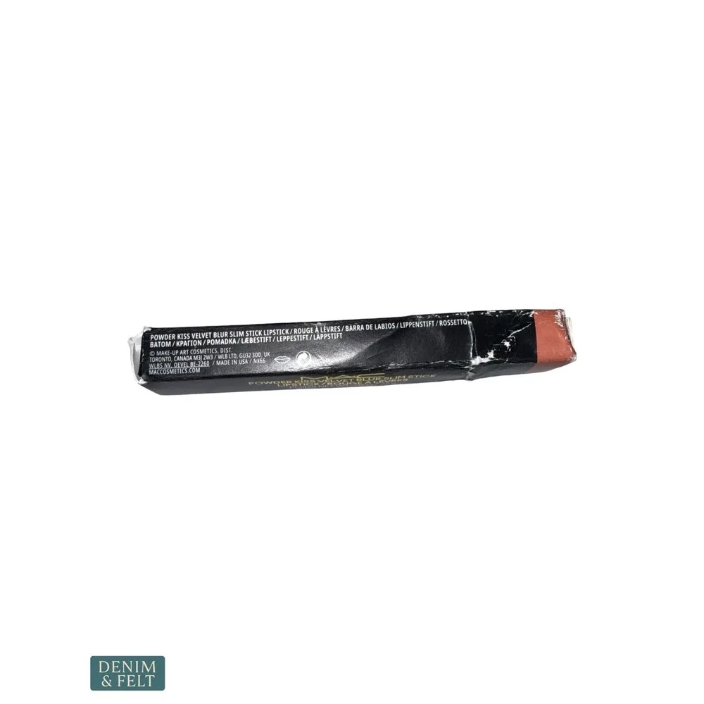 MAC‎ Powder Kiss Velvet Blur Slim Lipstick Mull It Over 891 Matte Hydrating NEW